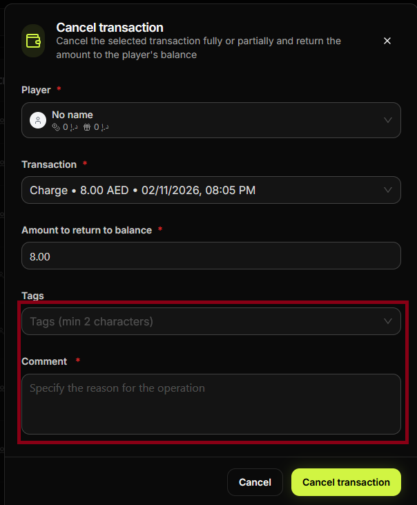 Discrepancies — approve